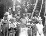 Walter and grandchildren